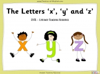 The Letters ‘x’, ‘y’ and ‘z’ - EYFS